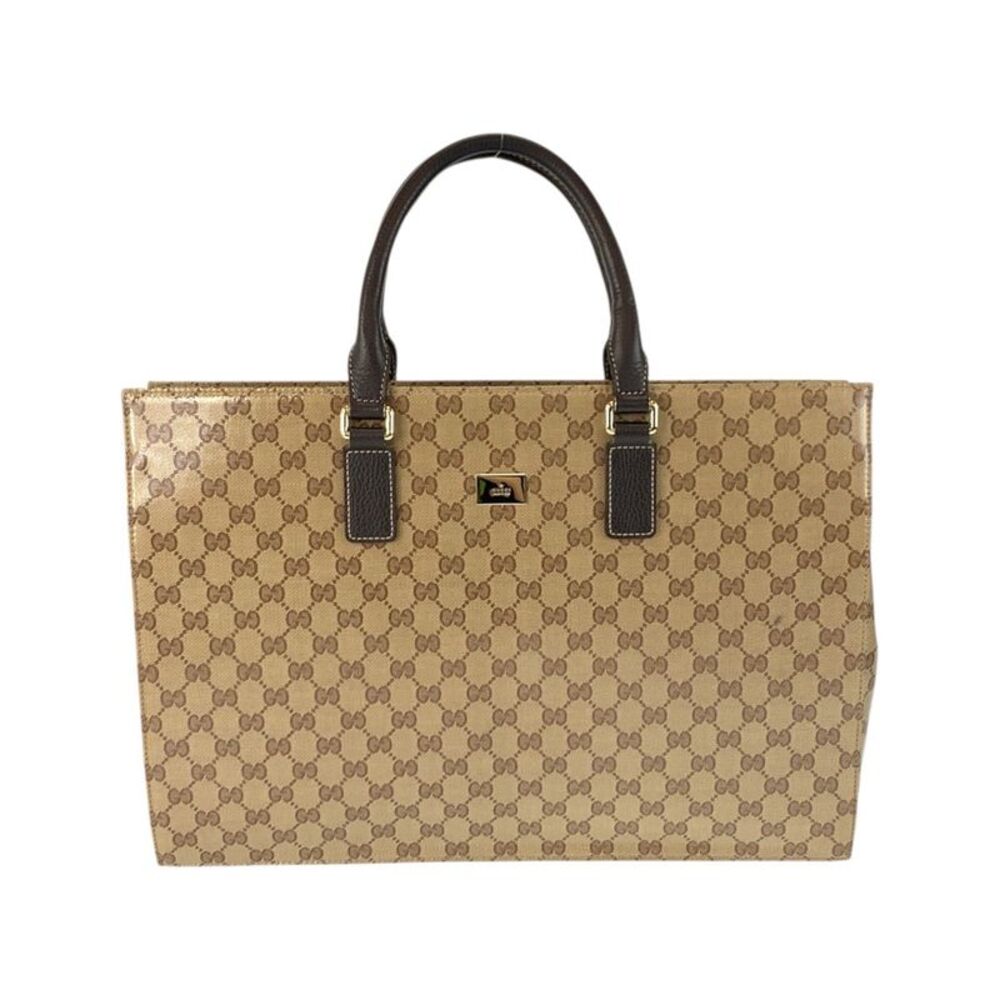Gucci GG Crystal PVC Briefcase